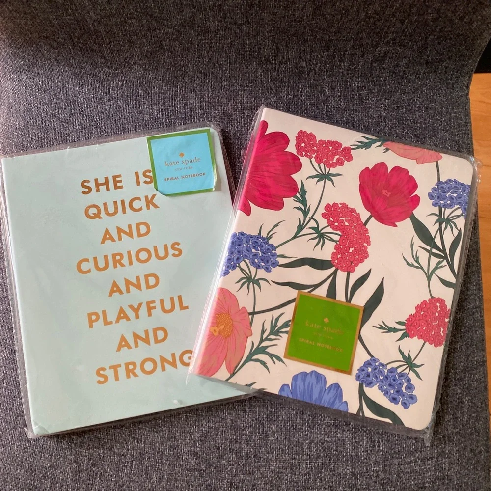 KATE SPADE Printed Spiral Notebook - Set of 2
